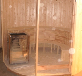 bastu under byggnad